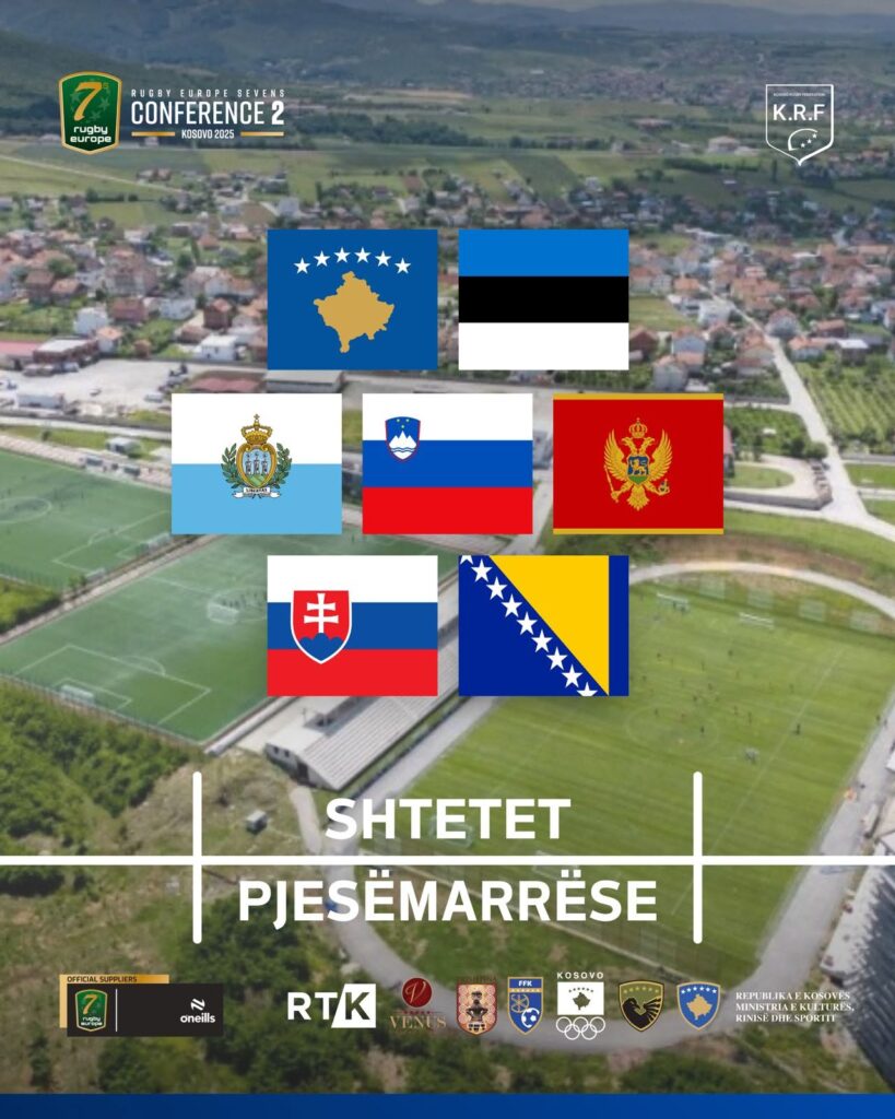 Shtatë shtete marrin pjesë në Rugby Europe Sevens Men Conference 2
