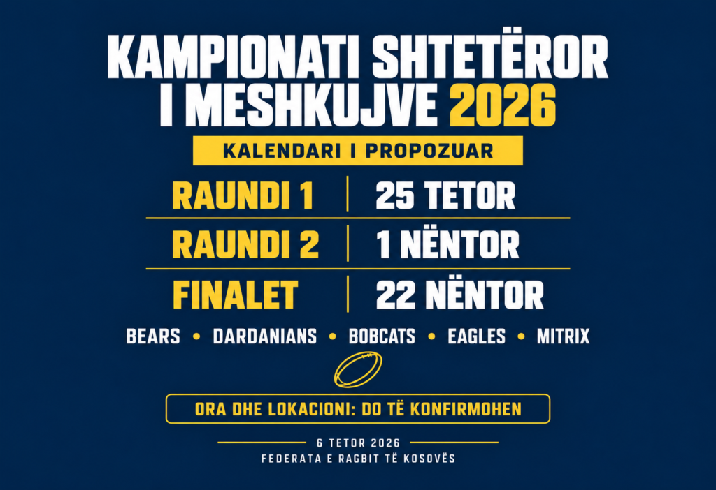 Kampionati Shtetëror 2026 nis më 25 tetor